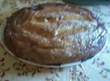 caramel banana upside down crock pot cake