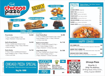 Chicago Pizza menu 