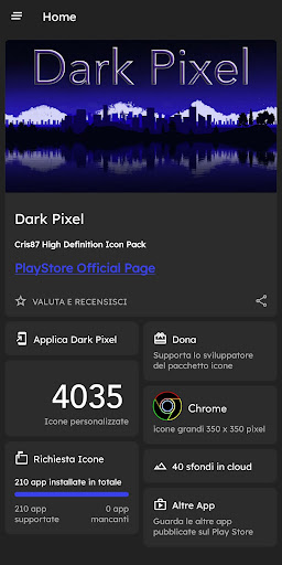 Dark Pixel - Icon Pack