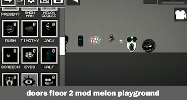 Rush (monster) from roblox place Doors for Melon Playground