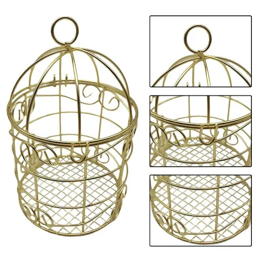 Bird Cage Candy Box Iron Candle Holder for Party Birdcage Wedding Candy Box Wedding Candy Box Home Table Centerpiece Par