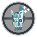 Image of Holiday Glaceon - Shiny Icon On