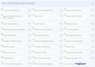 OvenFresh Cakes & Desserts menu 1