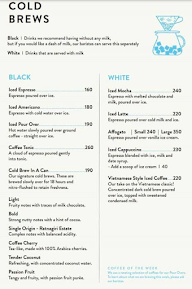 Blue Tokai Coffee Roasters menu 3