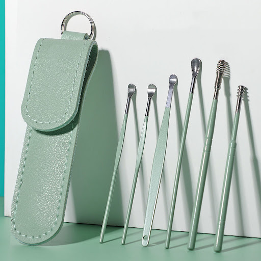 Title 1, New Stainless Steel Ear Pick Set. Provides safe...