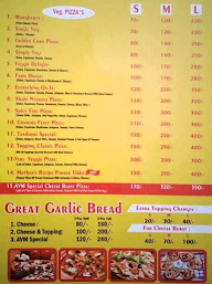 AVM Pizza Point menu 1