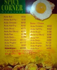 Spicy Corner menu 1