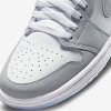 women's air jordan 1 low white/aluminum/wolf grey