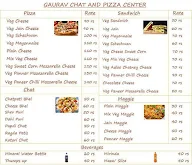 Gaurav Chat And Pizza Center menu 1