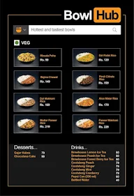 Bowl Hub menu 1