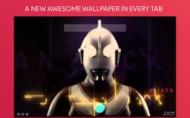 Ultraman Wallpaper HD Custom New Tab