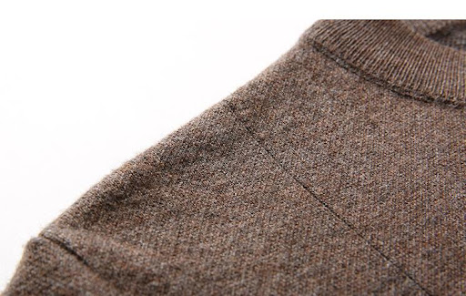 Title 5, Mens Round Neck Padded Wool Warm Bottoming Shi...