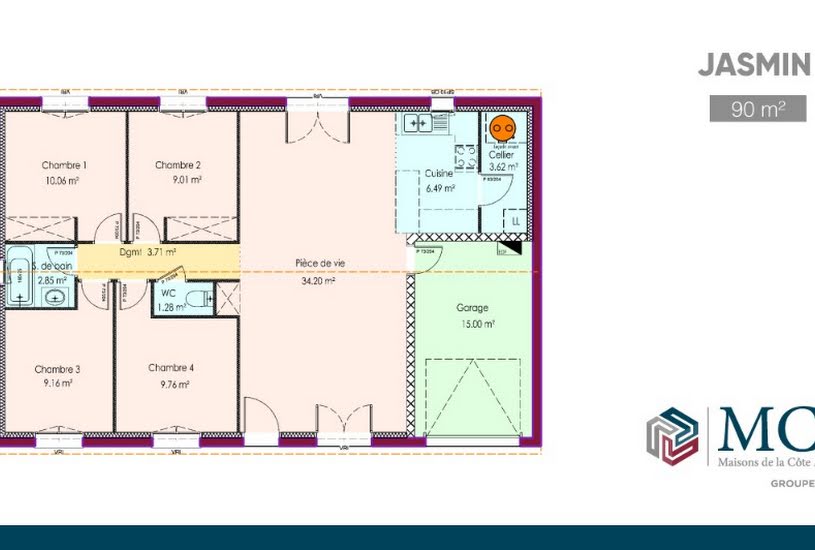  Vente Terrain + Maison - Terrain : 523m² - Maison : 90m² à Biscarrosse (40600) 