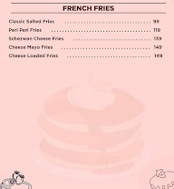 Le Un Pancake menu 7