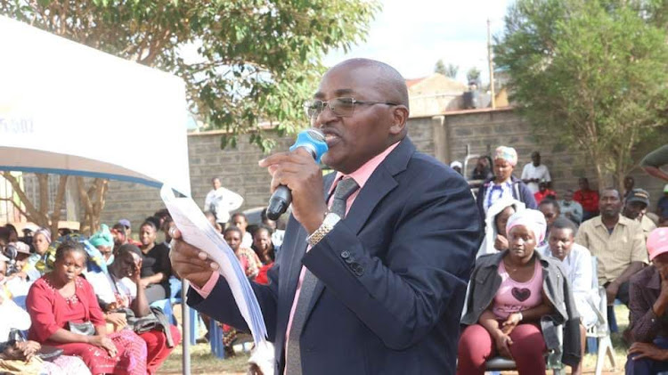 Juja MP George Koimburi.