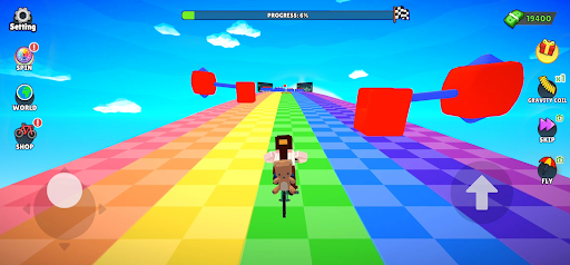 Screenshot Blocky Bike Master