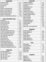 Chennai Rawther Biriyani menu 1