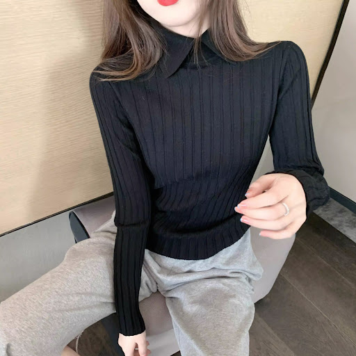Title 3, Early Autumn Winter Thread Sunken Stripe Slim F...
