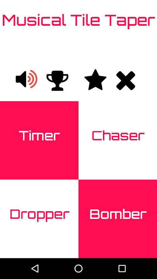Android application Musical Tile Taper screenshort