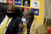 SA Masters and Legends Football association secretary general David Nyathi during a Safa press conference in 2021.