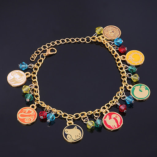 Title 2, Colorful Animal Metal Pendant Bracelet – A vibr...