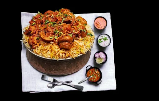 Hyderabad Spl Mushroom Biryani