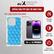 Miếng Dán Ppf Lưng Nhám Viền Bóng Các Đời Iphone | Dek