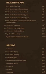 The Rolling Pin menu 4