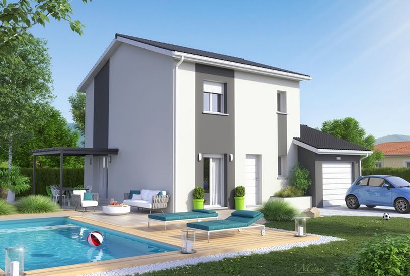  Vente Terrain + Maison - Terrain : 310m² - Maison : 89m² à Pontcharra (38530) 