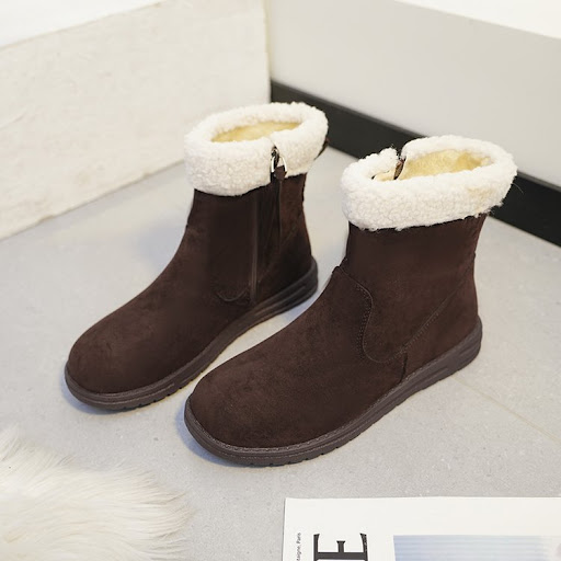 Title 14, Autumn and Winter New Flat Retro Cotton-padded ...
