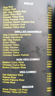 Indian Curries And Rolls menu 2