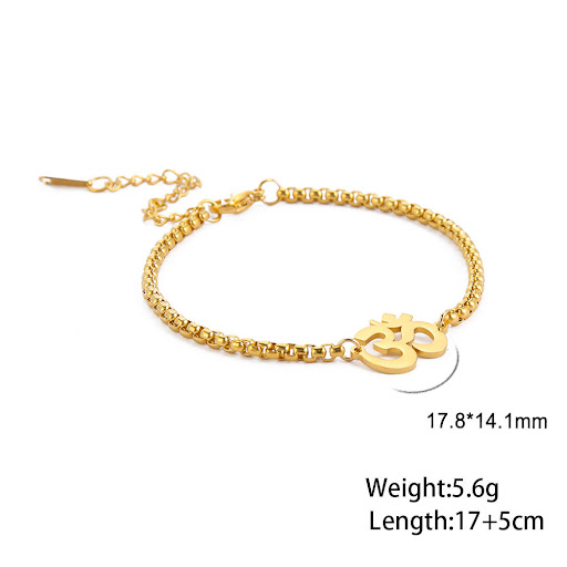 Title 6, Fashion Personality 18K Real Gold Plating Yoga ...