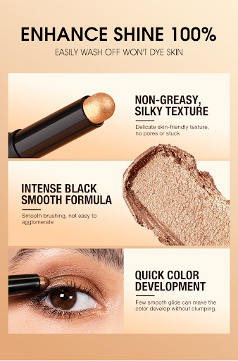 Title 1, New Eyeshadow Stick Combo 8 Color Palette, easy...