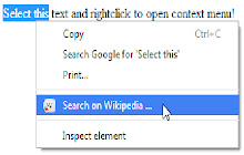 Search on Wikipedia button (by CE-SA.org) small promo image