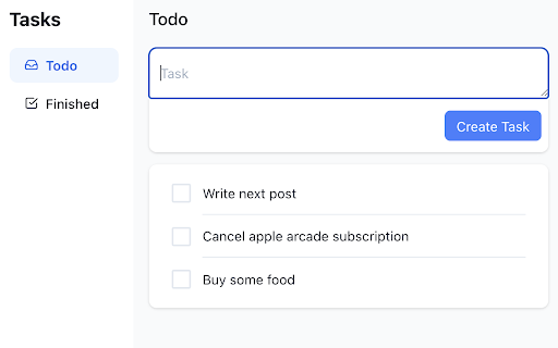 Quick Todo Tab