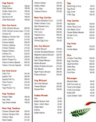 Meghana Foods menu 1