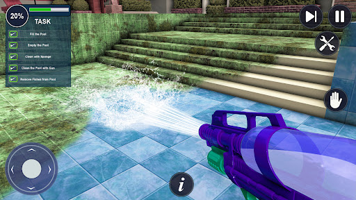 Screenshot Swimming Pool Cleaning Games