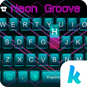 Neon Groove Kika KeyboardTheme 3.0 Icon