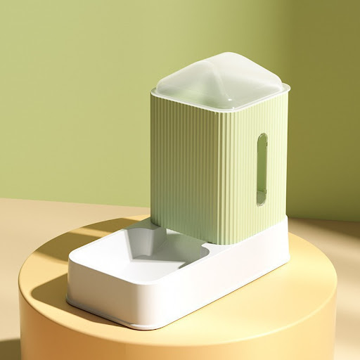 Title 8, Cat Dog Drinking Fountain Slow Food Bowl Pet Su...