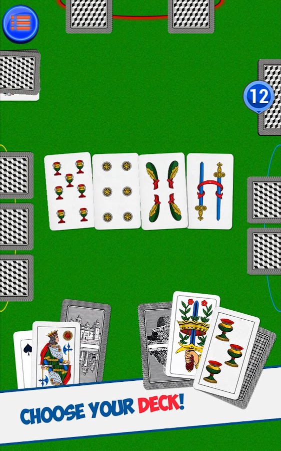 Play scopa online against computer