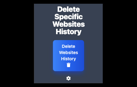 Delete Specific Websites History small promo image