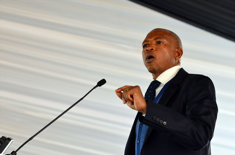 North West Premier Supra Ramoeletsi Mahumapelo.