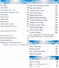 Singla's Sweets, Bakery & Restaurant menu 1