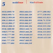 Sim 4G Mobifone Trả Trước Giá Rẻ Ưu Đãi Khủng C120