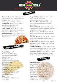 Neopolitan Pizza menu 5