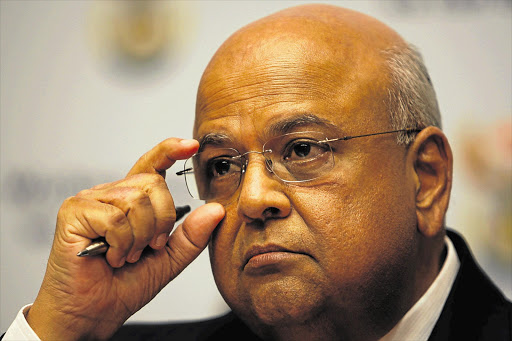 Finance Minister Pravin Gordhan