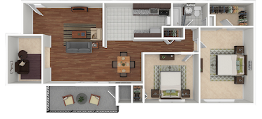 Popular Renovated Floorplan Diagram