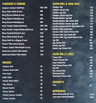 Kolkata Kitchen menu 2