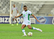 Riaan Hanamub of AmaZulu FC during the DStv Premiership match between Cape Town City FC and AmaZulu FC at DHL Stadium on April 09, 2023 in Cape Town, South Africa. 