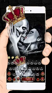 Queen Skull Keyboard Theme